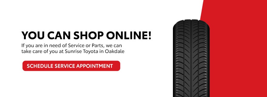 Shop Online - Go to Sunrise Toyota for Service or Parts